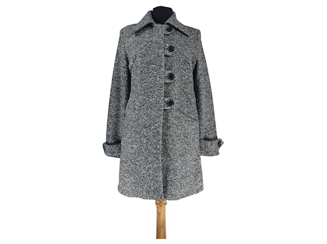 Ba&Sh Coats, Outerwear Grey Wool  ref.463757