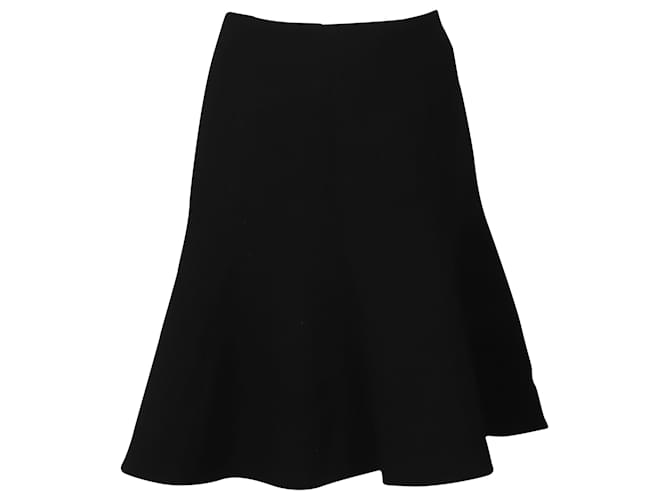 Temperley London Knee-length Skirt in Black Silk  ref.464641