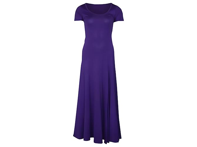 Ralph Lauren Maxi Dress in Purple Cotton  ref.464783