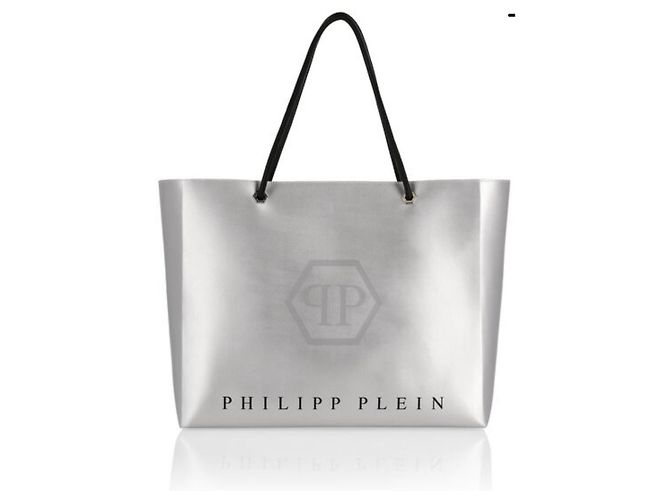 Philipp Plein hobo bag shopper prata