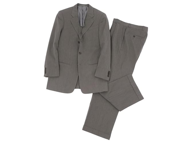 Armani COLLEZIONI suit setup tailored jacket pants men's khaki