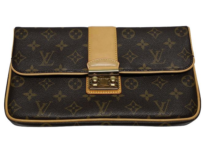 Pochette Louis Vuitton Monogram Sofia Coppola en Toile Marron