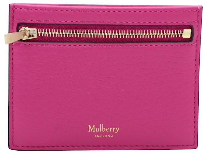 Mulberry Card Holder in Pink Leather  ref.465172