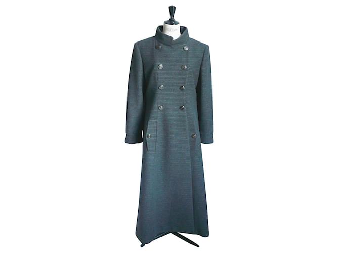 CHANEL New coat Cashmere wool Gray Paris Hamburg T44 fr Grey  ref.465532