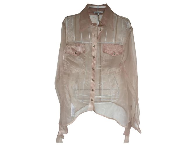 Transparente Bluse von Patrizia Pepe Fleisch