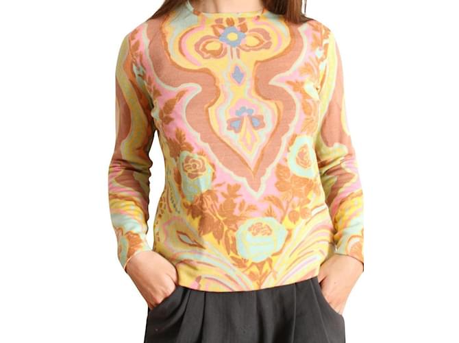 Maglia Leonard in jersey di lana Rosa  ref.465564