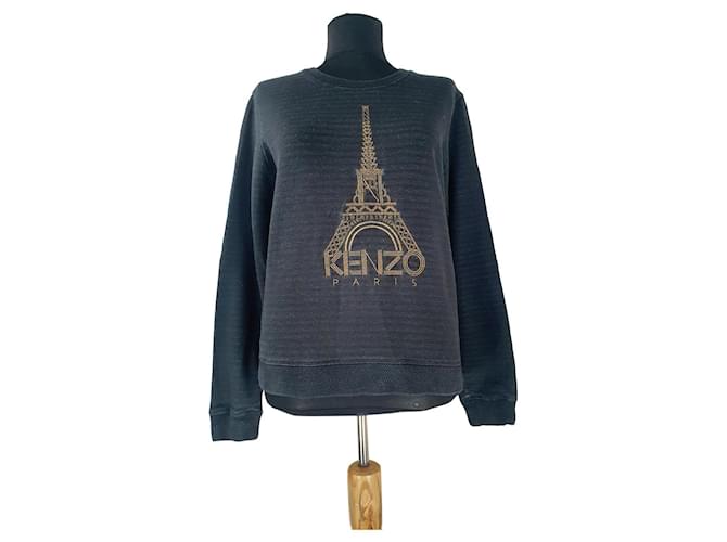 Kenzo Knitwear Grey Cotton  ref.465641