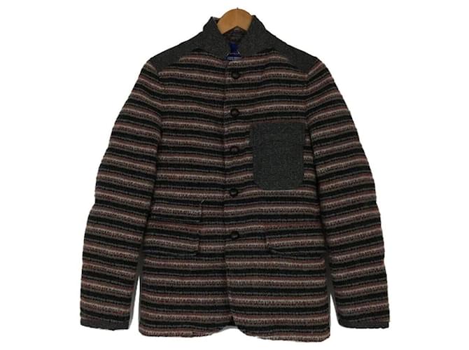 JUNYA WATANABE COMME des GARCONS MAN × DUVETICA Down jacket / XS / jacquard  border / wool / multicolor / W name / WL-J401