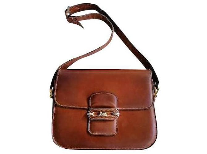 Classic Box Céline Handbags Caramel Leather  ref.465762