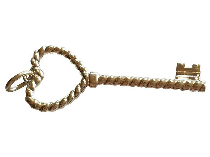 Tiffany & Co Llave giratoria de corazón de plata 925