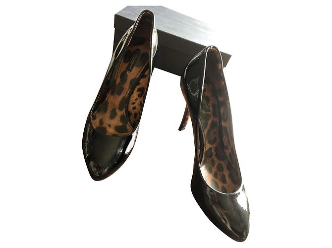 Dolce & Gabbana Patent Leather Pumps Black