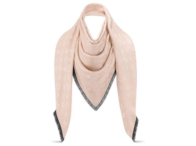 Louis Vuitton LV So soft monogram shawl Beige