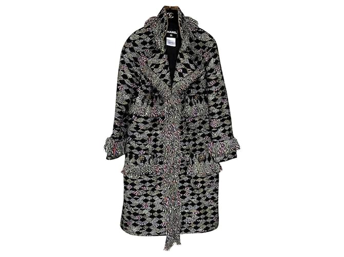 Chanel 11K$ Paris/Salzburg tweed coat Multiple colors  ref.466146