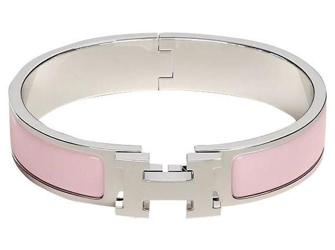 Hermès Pulsera Clic H Rosa