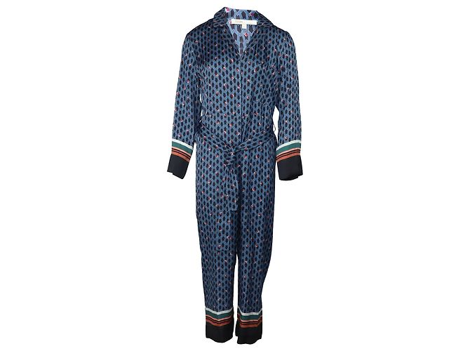 Maje Printed Jumpsuit in Multicolor Polyester