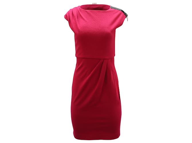 Diane Von Furstenberg Marchona Dress in Red Viscose Cellulose fibre  ref.466332