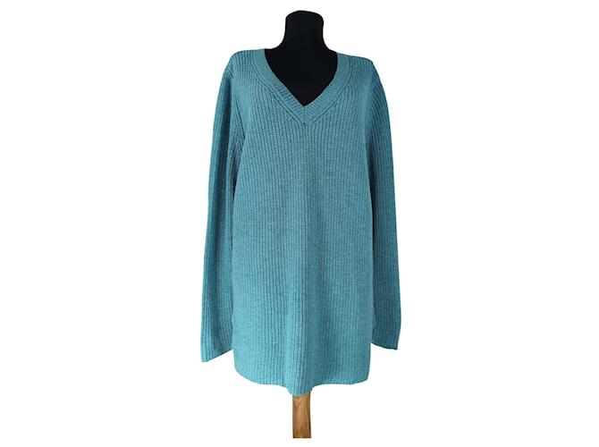 Autre Marque Knitwear Green Cashmere Wool  ref.466409
