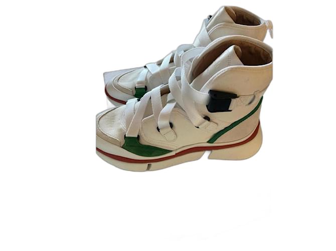 Chloé Sneakers White Leather  ref.466594