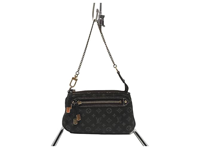 Louis Vuitton Vintage - Monogram Mini Lin Pochette Bag - Grey