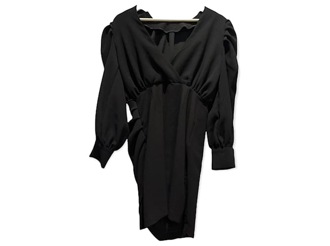 Autre Marque Dresses Black Polyester  ref.467142