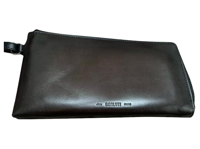 Berluti Wallets Small accessories Brown Leather  ref.467296