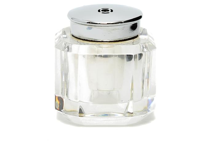 Dior CRYSTAL TABLE LIGHTER Silvery Metal Glass  ref.467297