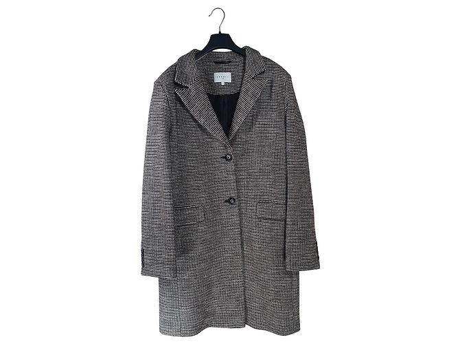 Sandro Houndstooth Multi Color Coat Multiple colors