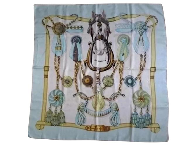 Autre Marque Frontals and roundels Light blue Silk  ref.467412