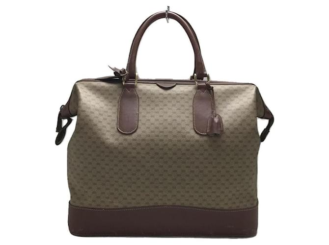 Gucci Old Boston Bag Sherry Line Brown