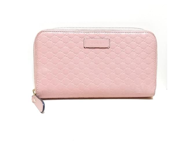 gucci guccissima wallet pink