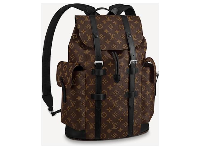 Louis Vuitton LV Christopher backpack new Brown Leather  ref.468433