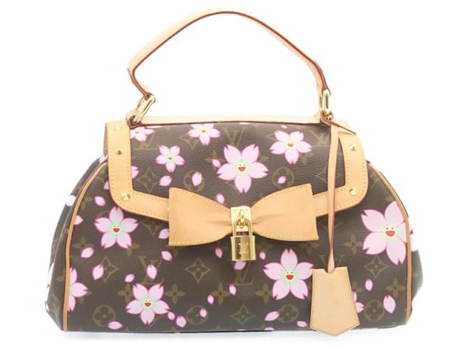 Louis Vuitton Brown Monogram Murakami Cherry Blossom Sac Retro Bag