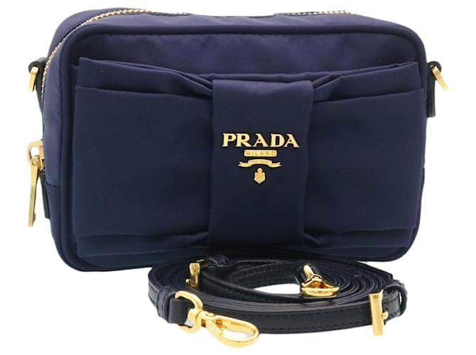 prada bag navy blue