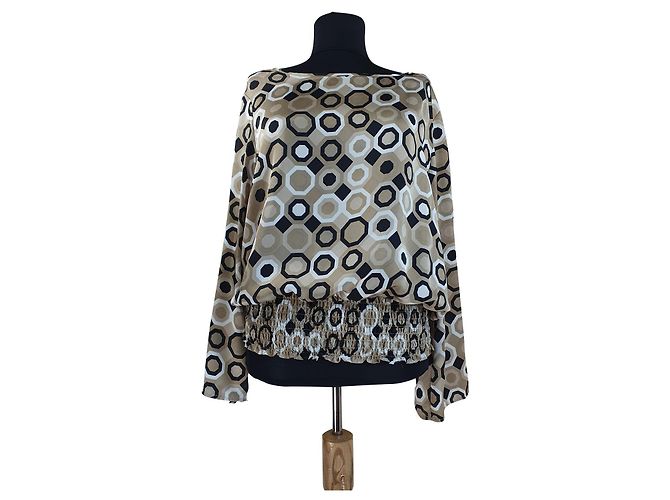 Michael Kors Blouse Top Polyester L Multiple colors