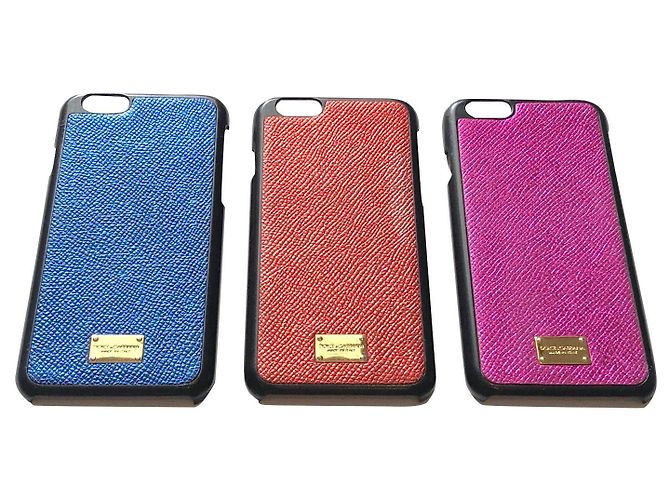 Capa de telefone Dolce & Gabbana Rosa Vermelho Azul Multicor Fuschia