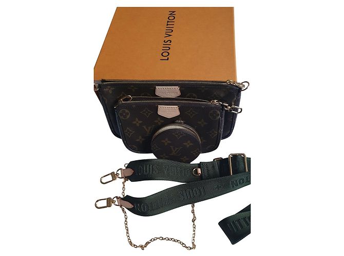 Louis Vuitton Multipochette Khaki Brown