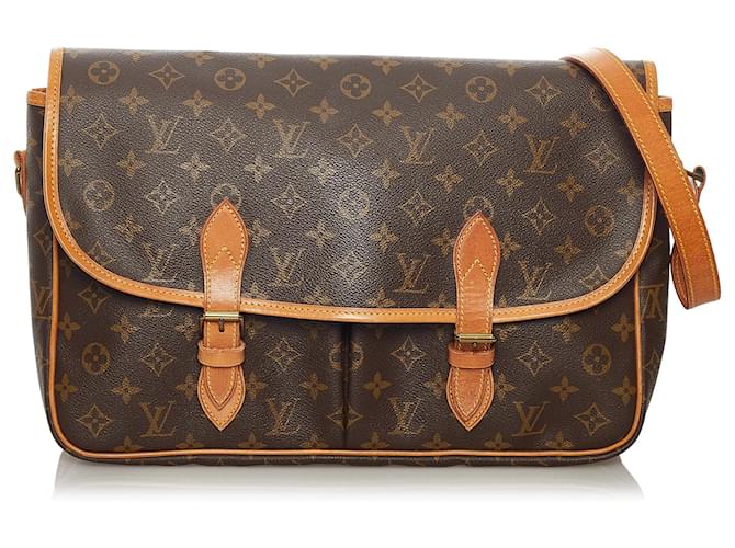 Louis Vuitton Monogram Sac Gibeciere GM - Brown Satchels, Handbags