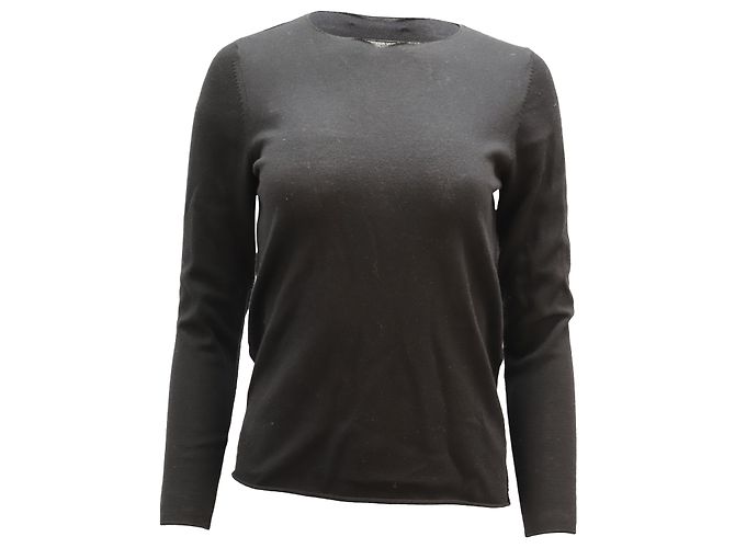 Zadig & Voltaire Totenkopfpullover Aus Schwarzer Merinowolle