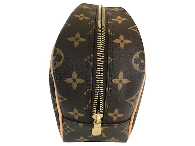 Louis Vuitton Pencil case Dark brown Cloth  ref.469344