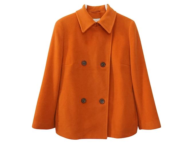 Akris Punto Abrigos, Ropa de calle Naranja Lana Angora  - Joli  Closet