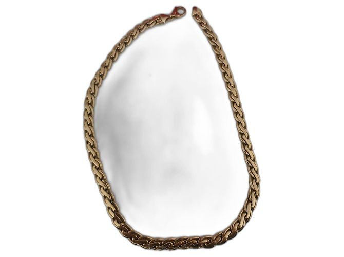 Autre Marque Collar de oro amarillo 18k 46cm Plata