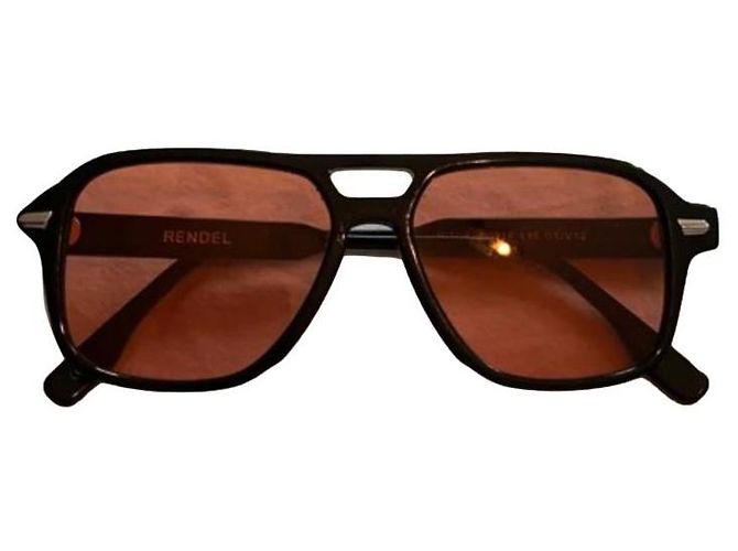 Autre Marque Gafas de sol Rendel Paris negras de plástico Negro