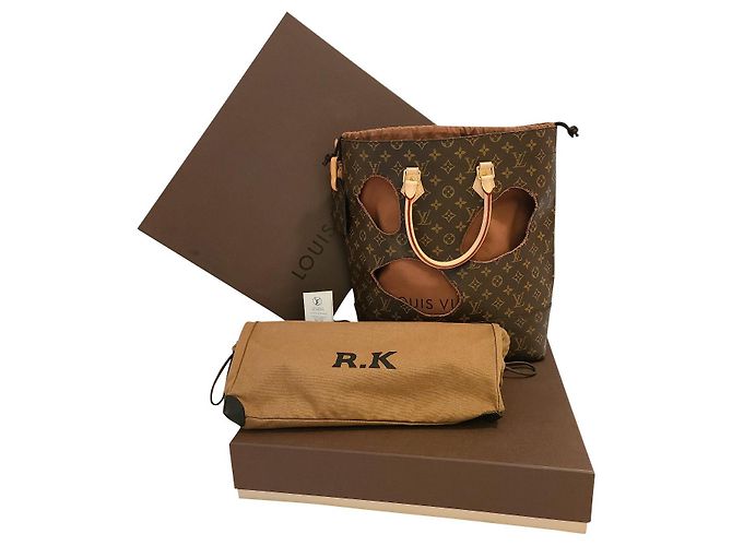 Bolsa Louis Vuitton Monogram Plat Rei Kawakubo Marrom