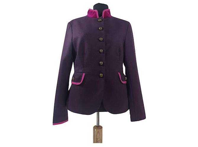 Autre Marque Jackets Dark purple Wool  ref.469548