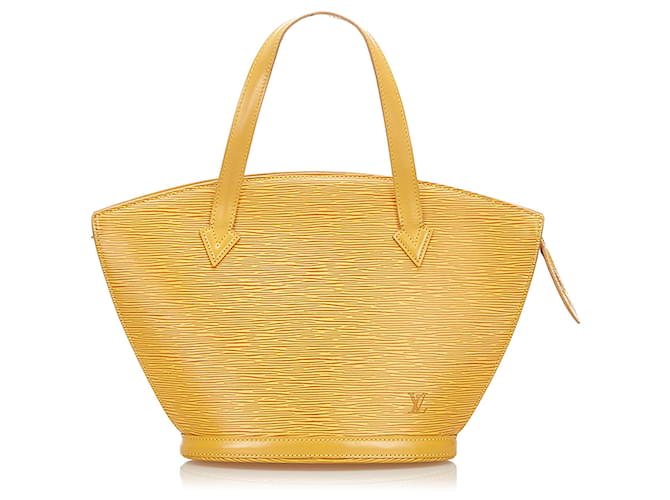Louis Vuitton Yellow Epi Saint Jacques PM Short Strap Leather  ref.469602