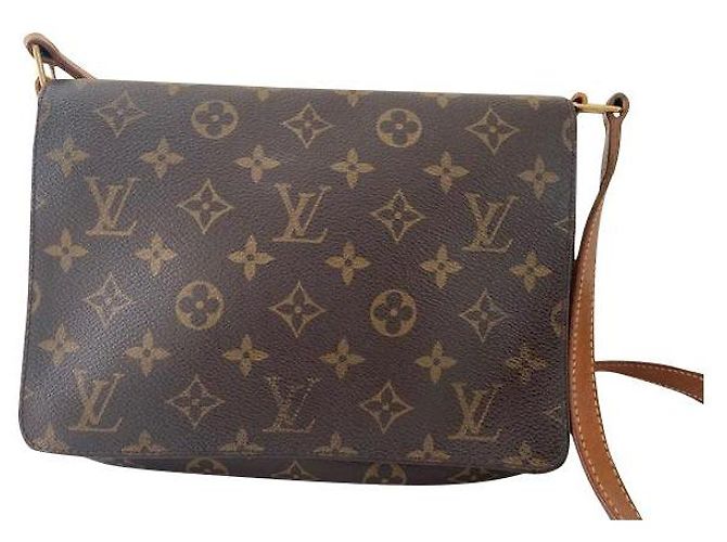 Louis Vuitton Musette Tango lungo M51388 Marrone
