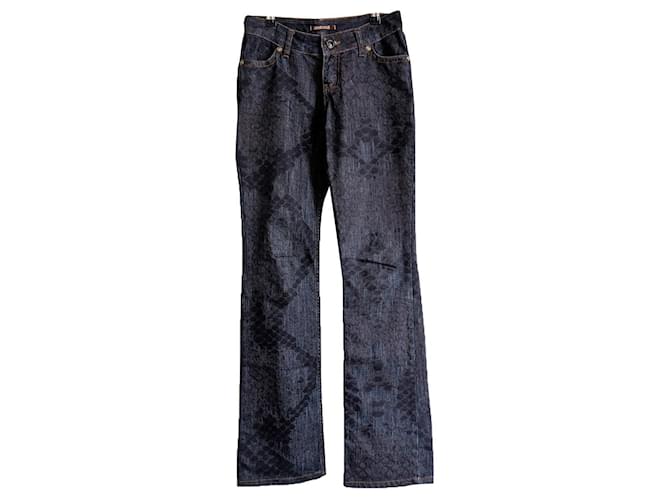Roberto Cavalli Un pantalon, leggings Jean Bleu  ref.469701