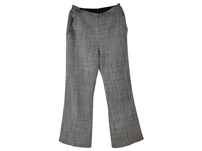Marc Jacobs Pants, leggings Grey Silk Polyester Wool Angora  ref.469705