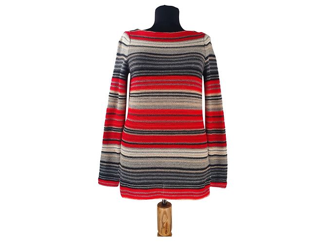 Ralph Lauren Pullover Baumwolle Acryl Mehrfarbig Größe S Mehrfarben