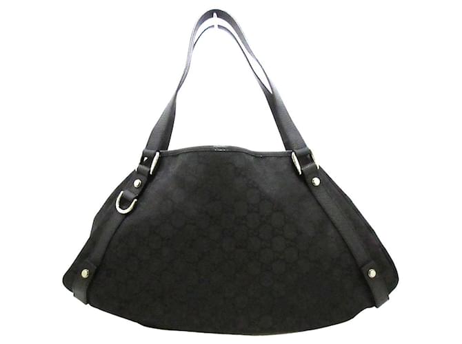 Gucci GG pattern Black Leather  ref.471569